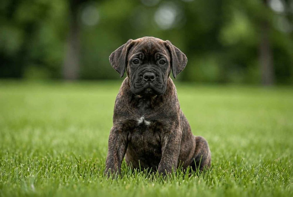 Cachorro de Cane Corso atigrado